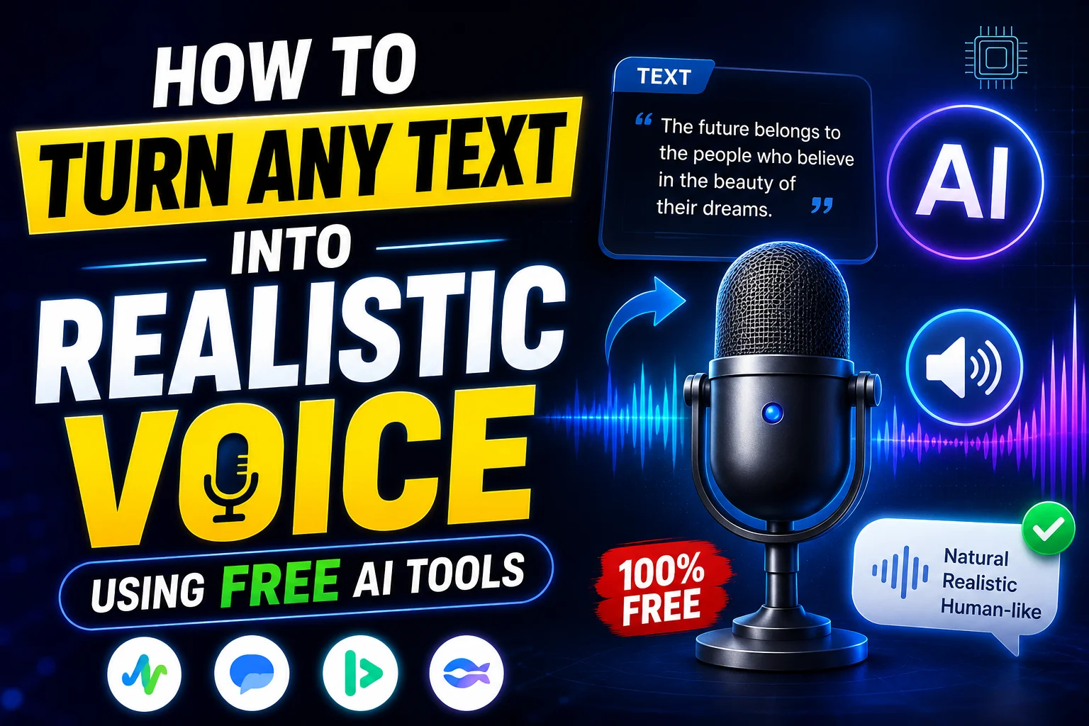 How to Turn Any Text Into Realistic Voice Using Free AI Tools