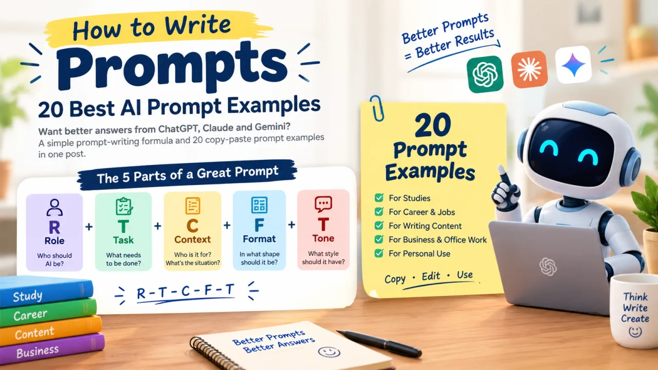 How to Write Prompts: 20 Best AI Prompt Examples