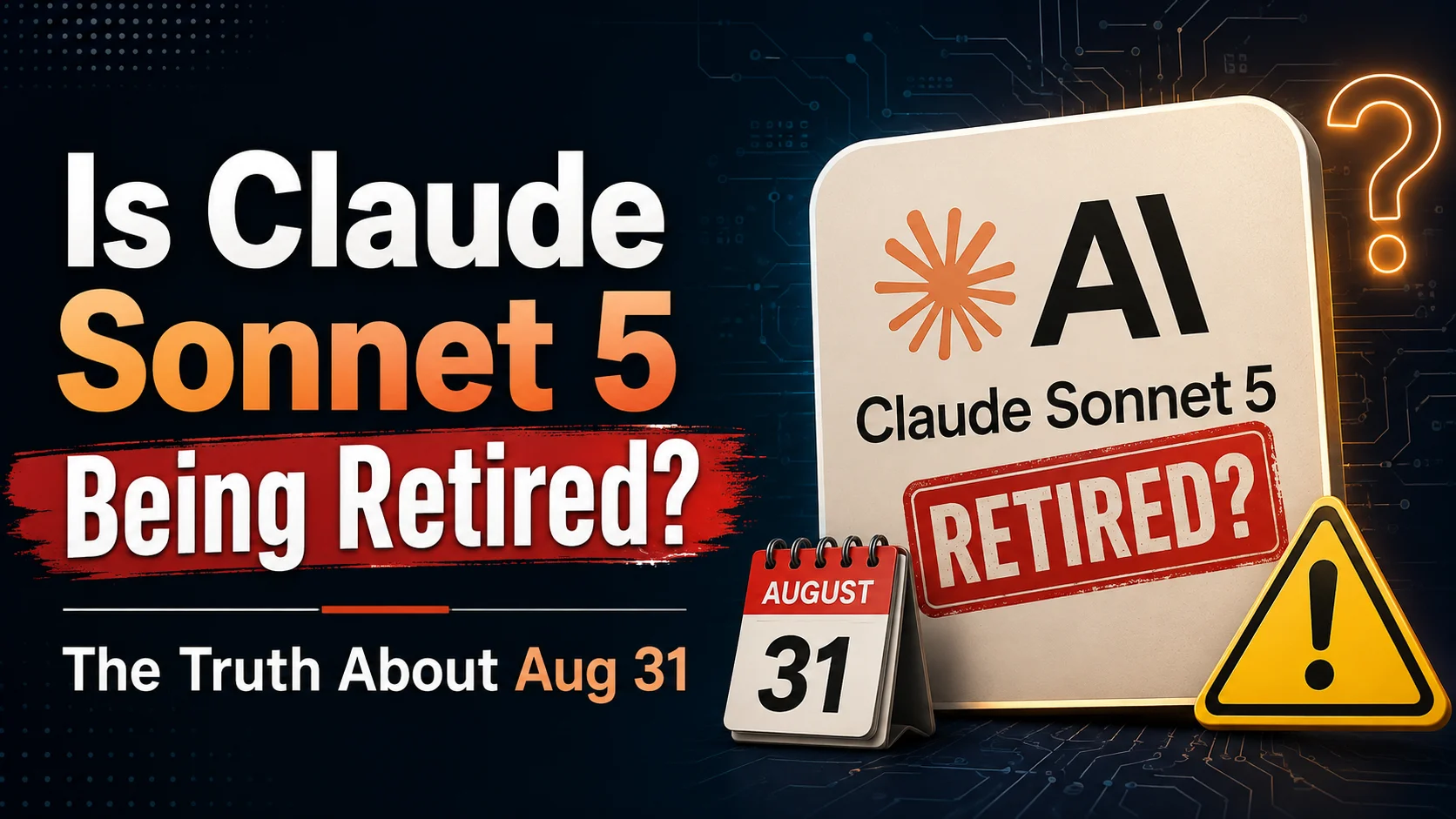 Is Claude Sonnet 5 Being Retired? The Truth About Aug 31