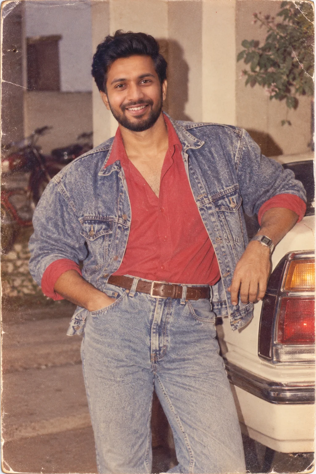 1985 Vintage AI Photo for Men | Retro 80s Boy Photo Prompt