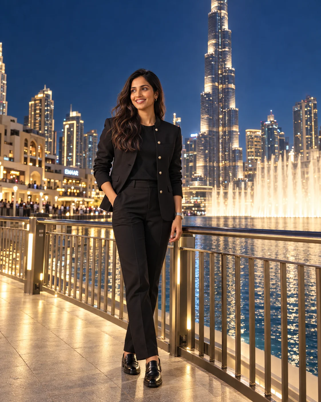Burj Khalifa Night Luxury AI Prompt