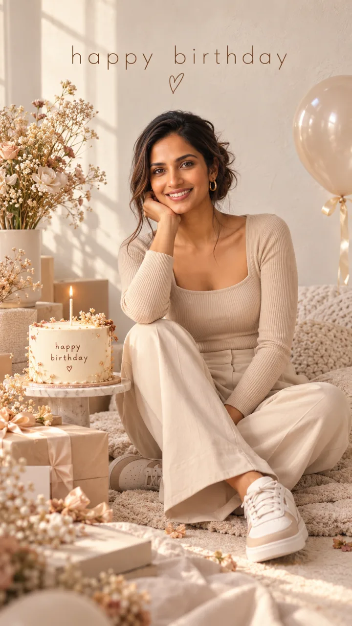 Clean Aesthetic Birthday Story