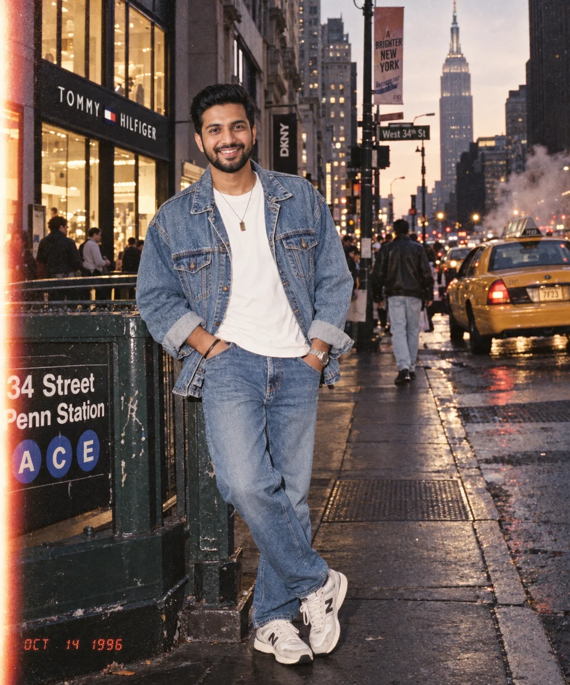 Instagram Viral 1990s AI Photo Trend – New York Street Style Prompt