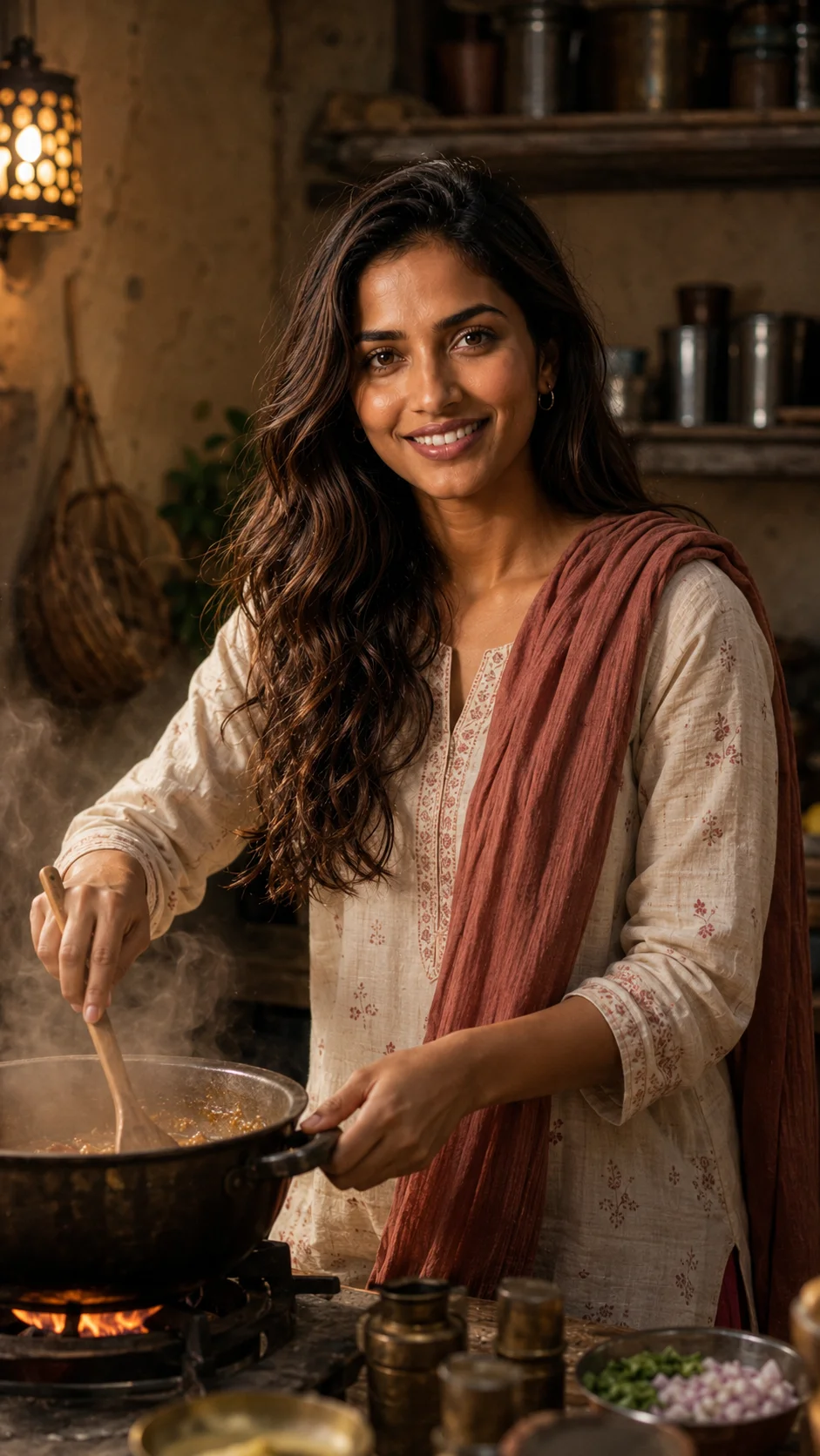 Traditional Kitchen Cooking