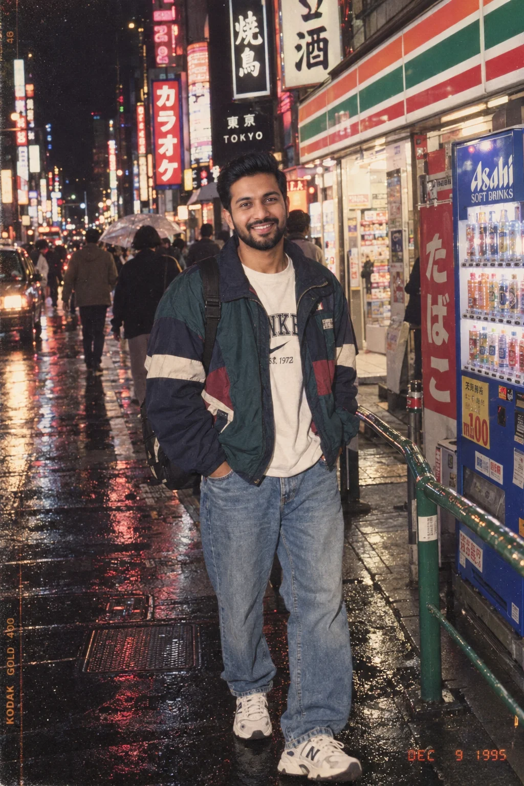 Viral Instagram AI Photo Trend – 1990s Tokyo Night Street Prompt