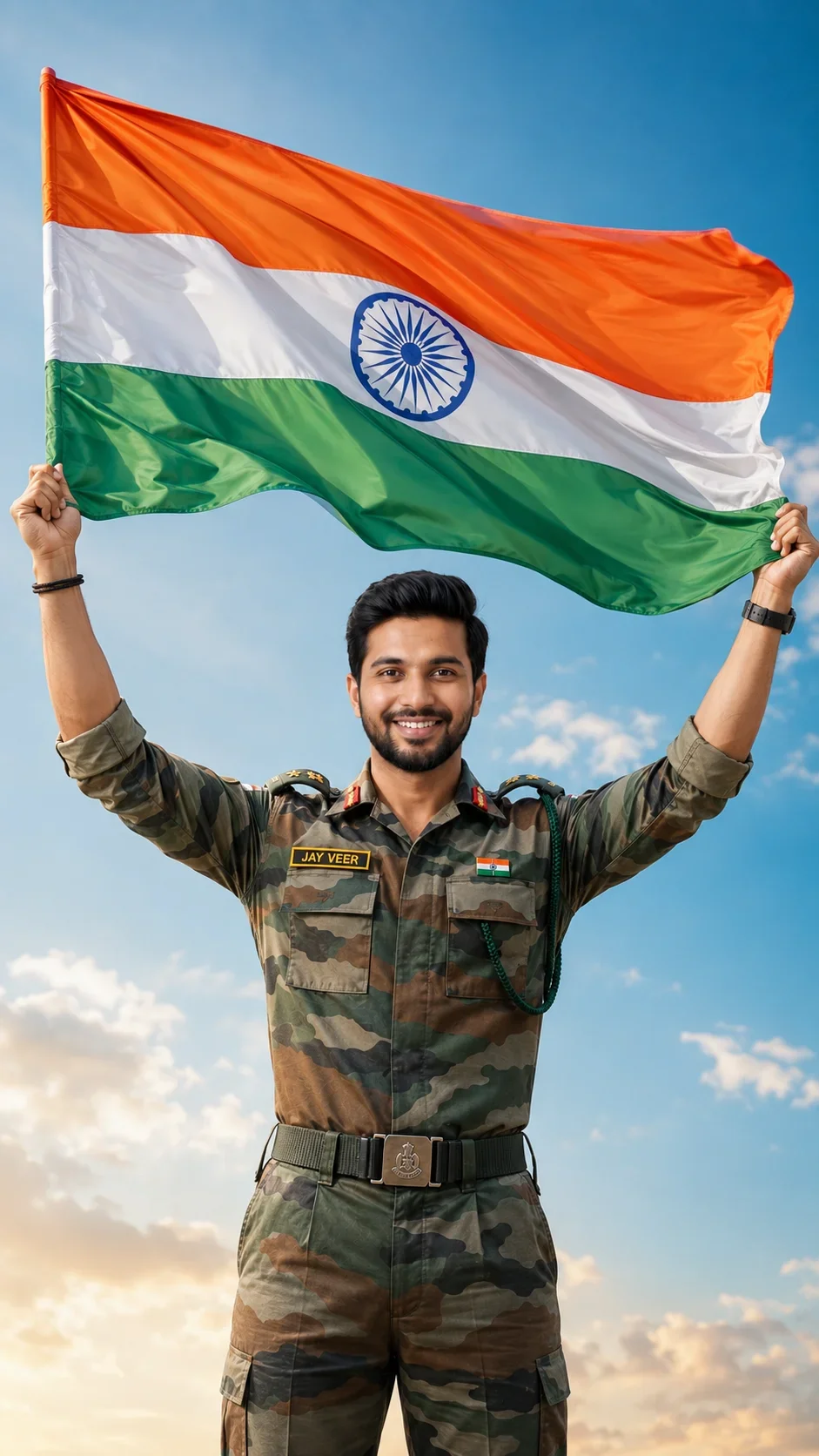 Tiranga in Hand