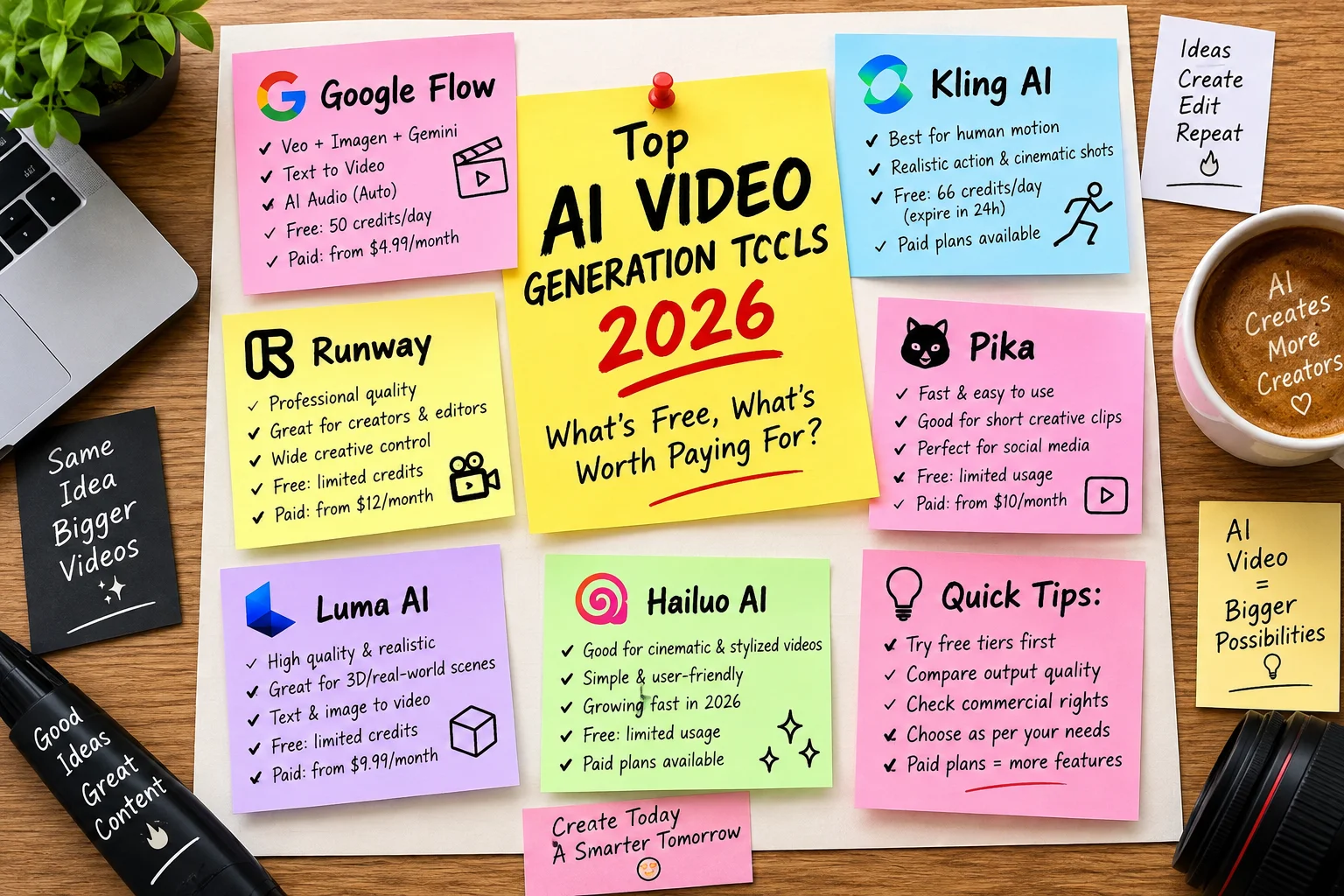 Top AI Video Generation Tools 2026
