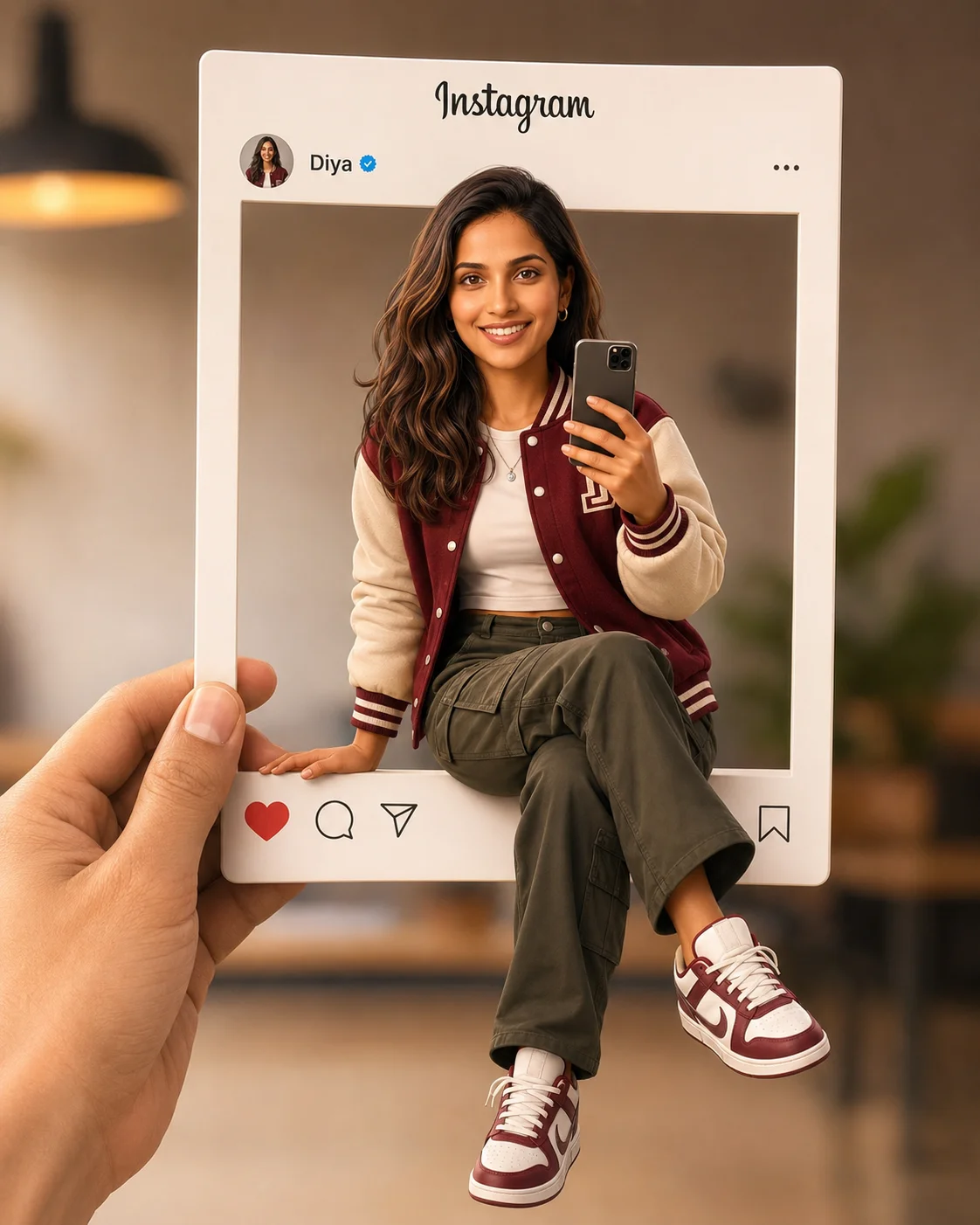 Create Instagram Photos with frame 🤯 | AI Image Generator