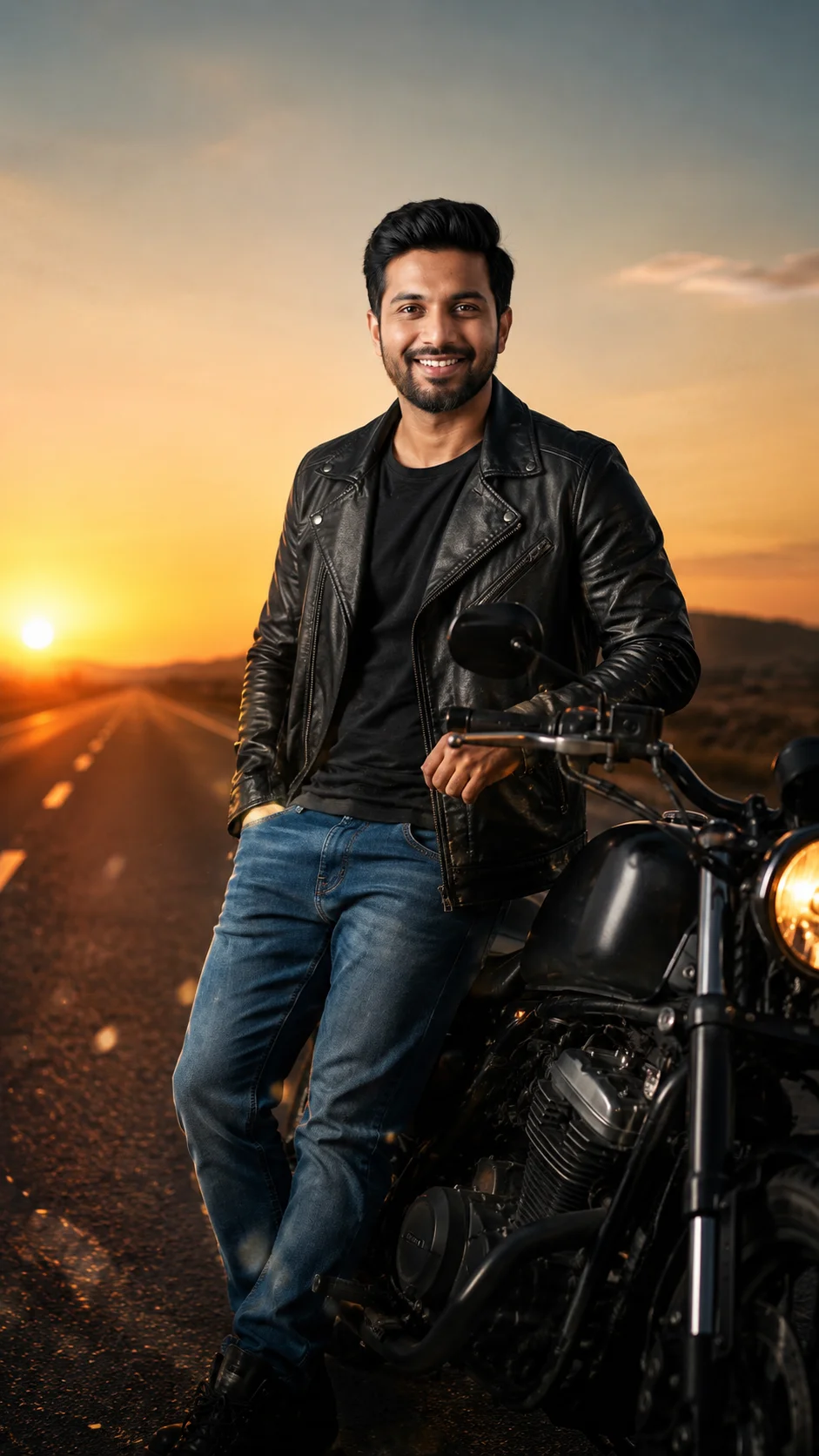 Motorcycle Sunset Ride