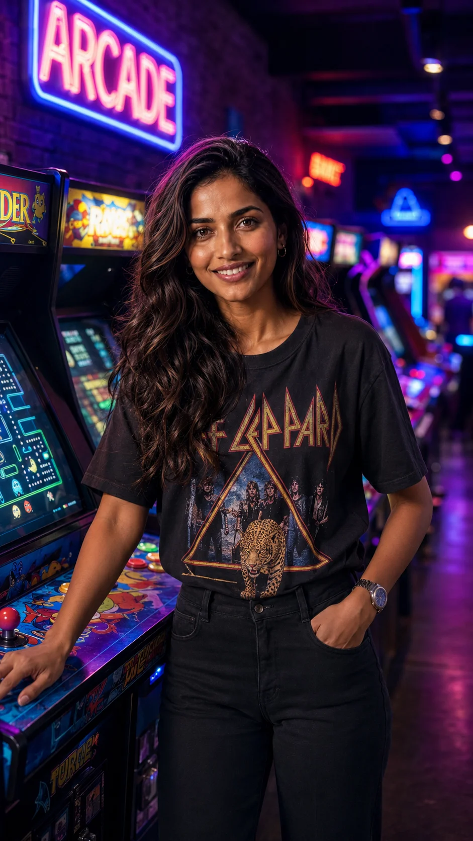 Neon Arcade Retro